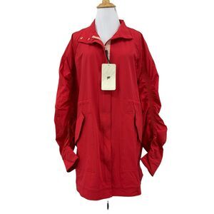 Fabletics Giana II Jacket Womens M Medium Adjustable Water Resistant Windbreaker